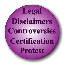 Controversies Disclaimers Legal Certification Protest
