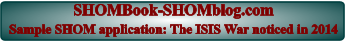 SHOMBook-SHOMblog.com Sample SHOM application: The ISIS War noticed in 2014